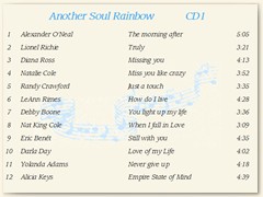 Graphic of Playlist Another Soul Rainbow_CD1