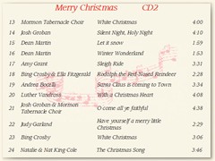 Graphic of Playlist Merry Christmas_CD2